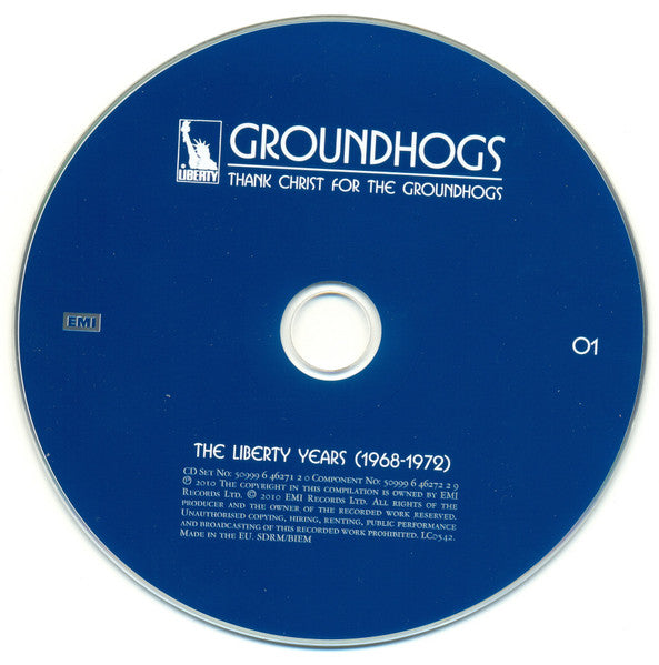 The Groundhogs : Thank Christ For The Groundhogs: The Liberty Years (1968-1972) (3xCD, Comp, TAK)