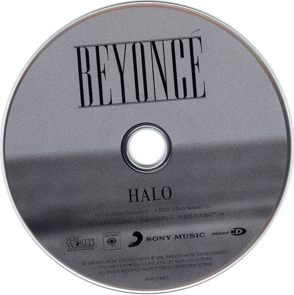 Beyoncé : Halo (CD, Maxi, Enh)