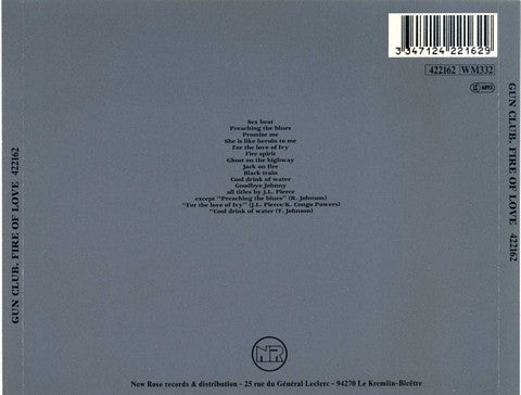 The Gun Club : Fire Of Love (CD, Album, RE)