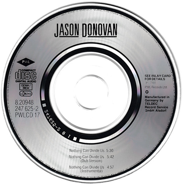 Jason Donovan : Nothing Can Divide Us (CD, Mini)