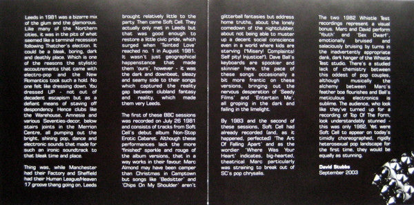 Soft Cell : At The BBC (CD, Enh)