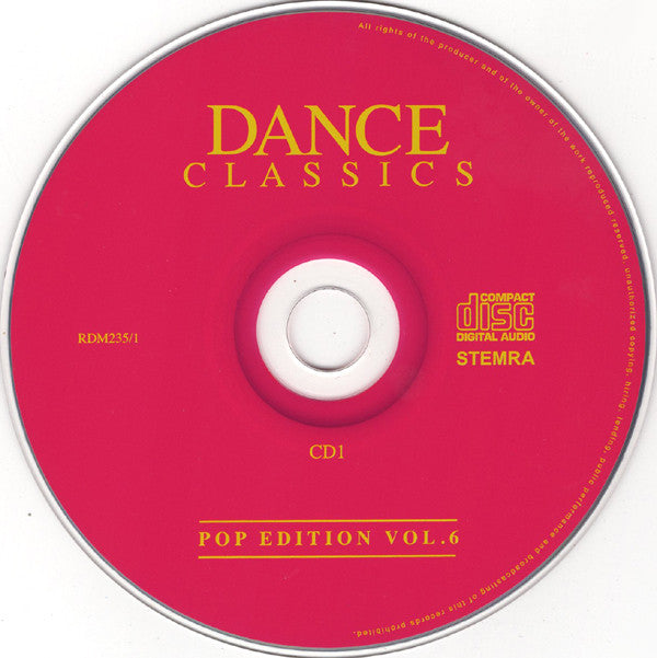 Various : Dance Classics - Pop Edition Vol. 6 (2xCD, Comp)