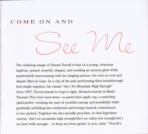 Tammi Terrell : Come On And See Me: The Complete Solo Collection (2xCD, Comp, Ltd)