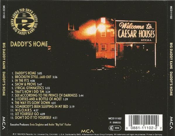 Big Daddy Kane : Daddy's Home (CD, Album)