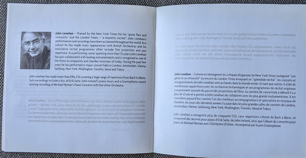 Philip Glass, John Lenehan : The Piano Music (CD, Album)