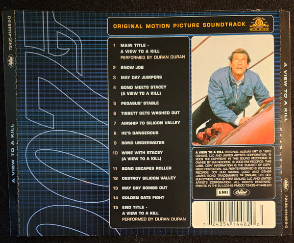 John Barry : A View To A Kill (Original Motion Picture Soundtrack) (CD, Album, RE, RM, Son)