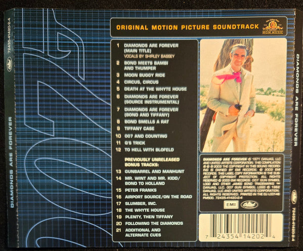 John Barry : Diamonds Are Forever (Original Motion Picture Soundtrack) (CD, Album, RE, RM)