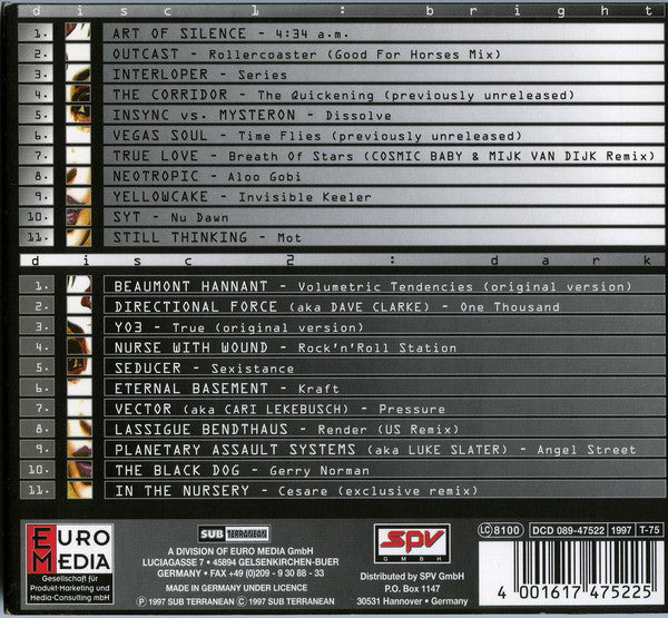 Various : Dream Injection 4 (Bright / Dark) (2xCD, Comp)