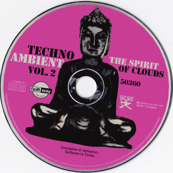 Various : Techno Ambient Vol. 2 (The Spirit Of Clouds) (CD, Comp, Mixed)
