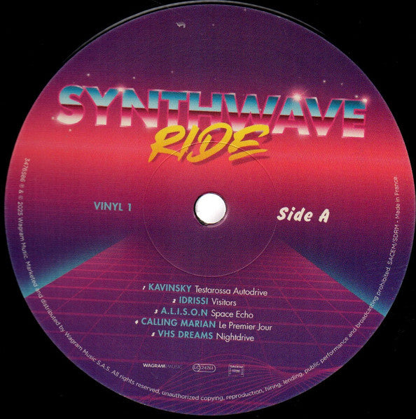 Various : Synthwave Ride (2xLP, Comp)