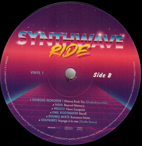 Various : Synthwave Ride (2xLP, Comp)