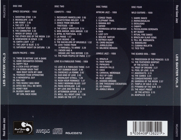 Les Baxter : Les Baxter Vol.3 (Eight Classic Albums) (4xCD, Comp, RM)