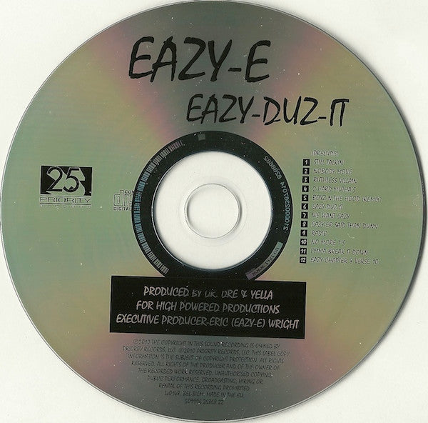 Eazy-E : Eazy-Duz-It (CD, Album, RE, RM)