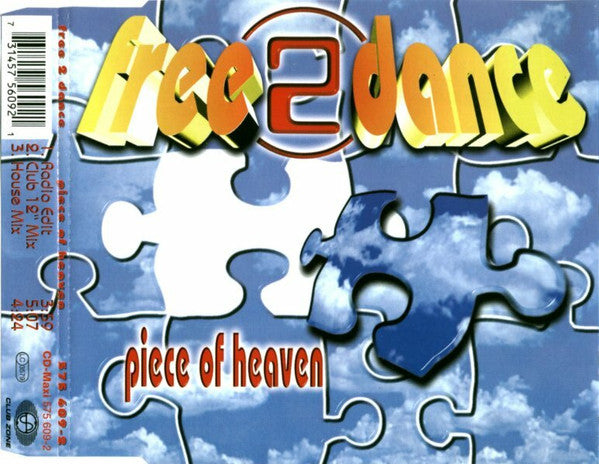 Free 2 Dance : Piece Of Heaven (CD, Maxi)