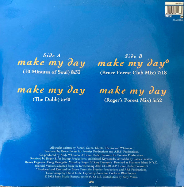 Grace Under Pressure : Make My Day (12&quot;, Maxi)