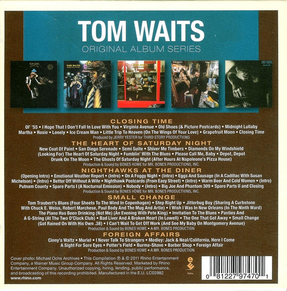 Tom Waits : Original Album Series (CD, Album, RE + CD, Album, RE + CD, Album, RE + CD)
