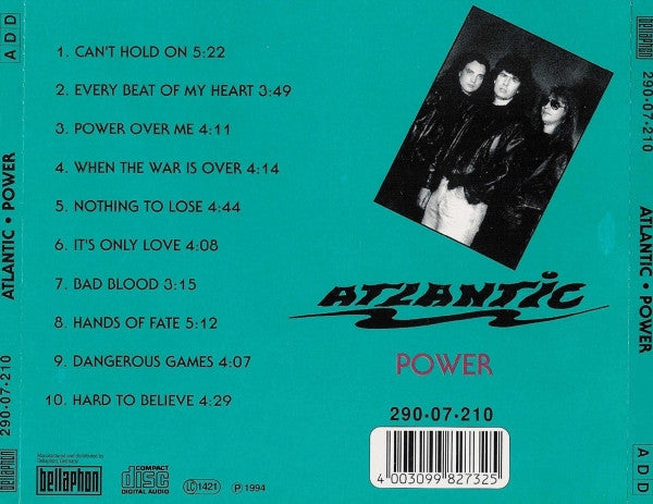 Atlantic (3) : Power (CD, Album)