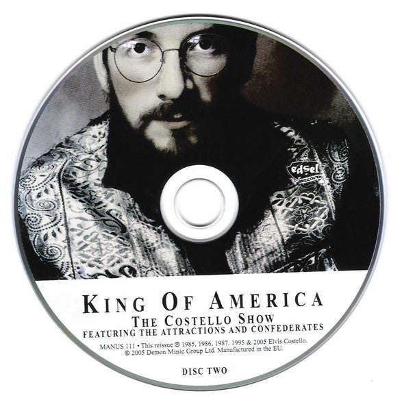 The Costello Show Featuring The Attractions And Confederates* : King Of America (CD, Album, RE, RM + CD, Comp, RM)