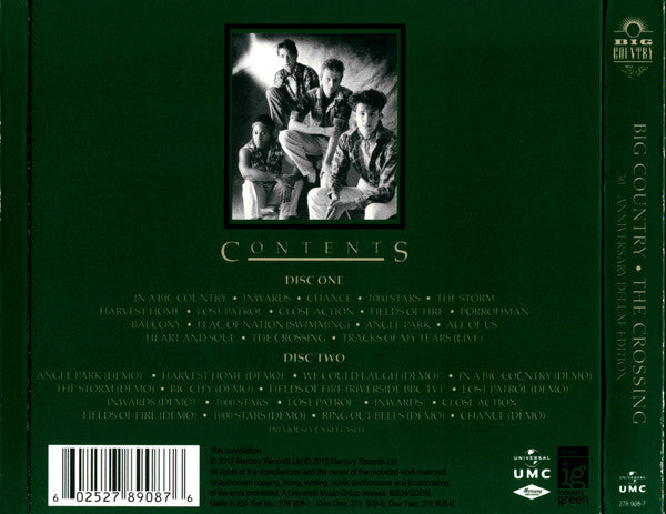 Big Country : The Crossing (CD, Album, RE + CD, Comp + Dlx, RM, 30t)