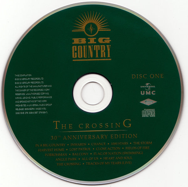 Big Country : The Crossing (CD, Album, RE + CD, Comp + Dlx, RM, 30t)