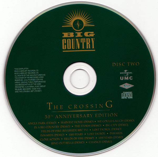 Big Country : The Crossing (CD, Album, RE + CD, Comp + Dlx, RM, 30t)