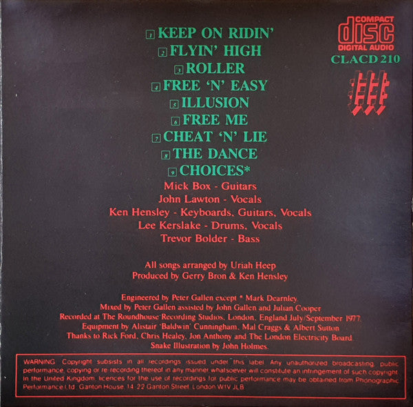 Uriah Heep : Innocent Victim (CD, Album, RE)