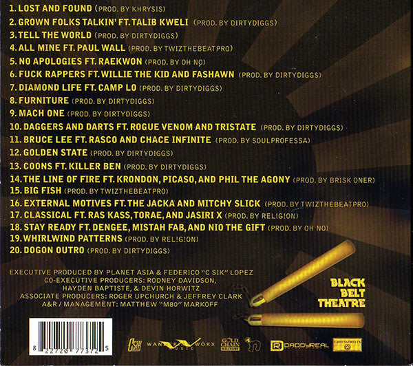 Planet Asia : Black Belt Theatre (CD, Album)