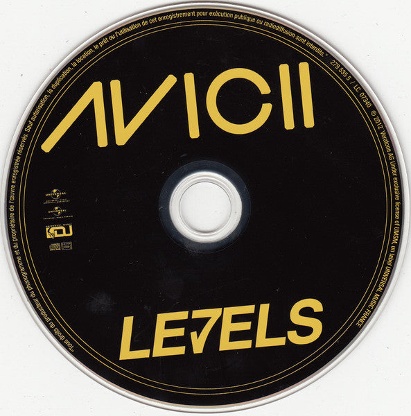 Avicii : Levels (CD, Maxi, Car)