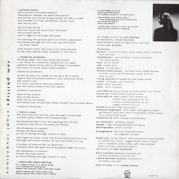 Sam Phillips : Cruel Inventions (LP, Album)