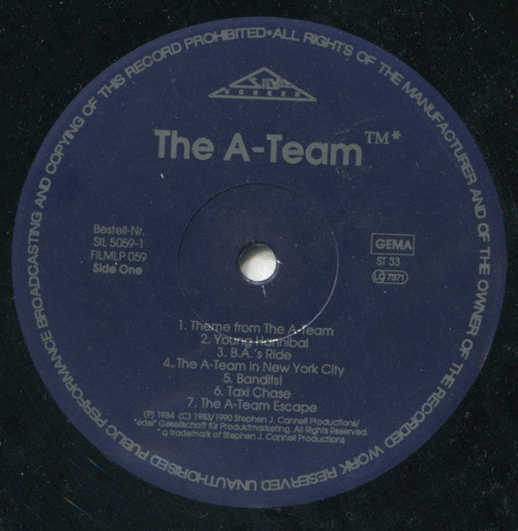Mike Post And Pete Carpenter : The A-Team™ (Die Hit-TV-Serie Aus RTL PLUS)  (LP)