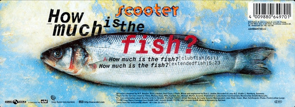 Scooter : How Much Is The Fish? (12")