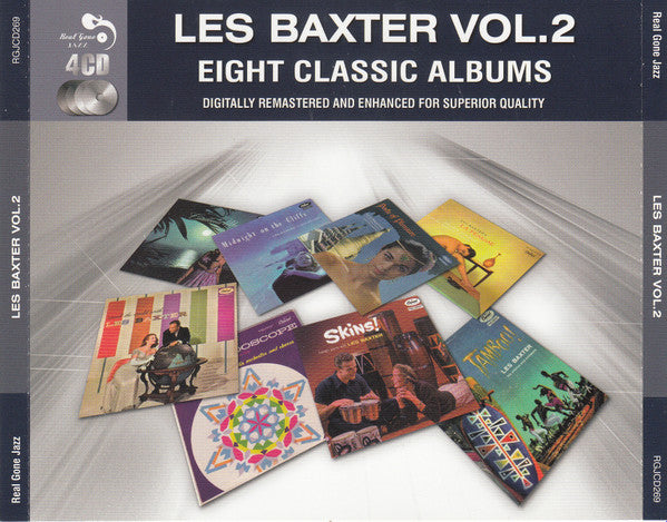 Les Baxter : Les Baxter Vol.2 (Eight Classic Albums) (4xCD, Comp, RM)