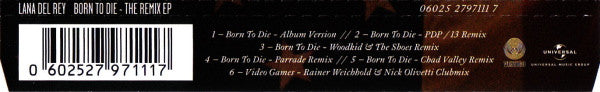 Lana Del Rey : Born To Die (The Remix EP) (CD, EP)