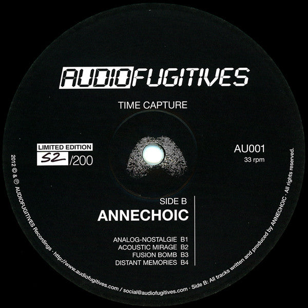 Schizolectric / Annechoic : Time Capture (LP, Ltd)