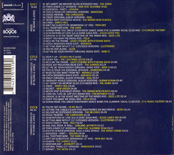 Blank &amp; Jones : So90s (Sonineties) (CD, Mixed + 2xCD, Comp)