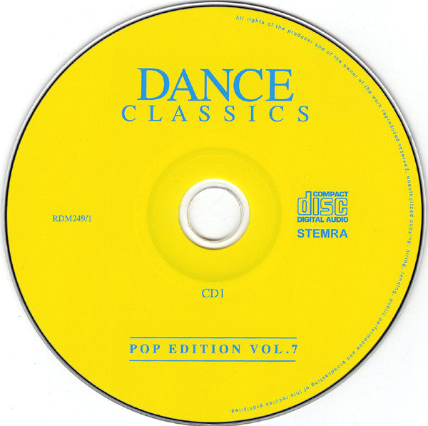 Various : Dance Classics - Pop Edition Vol. 7 (2xCD, Comp)
