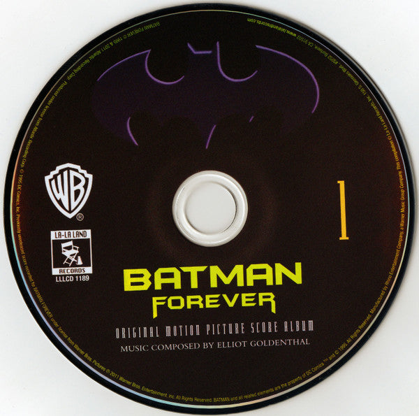 Elliot Goldenthal : Batman Forever (Original Motion Picture Score Album) (2xCD, Album, Ltd)