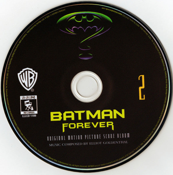 Elliot Goldenthal : Batman Forever (Original Motion Picture Score Album) (2xCD, Album, Ltd)