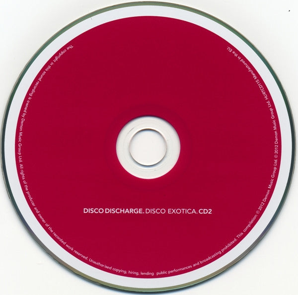 Various : Disco Discharge. Disco Exotica (2xCD, Comp)