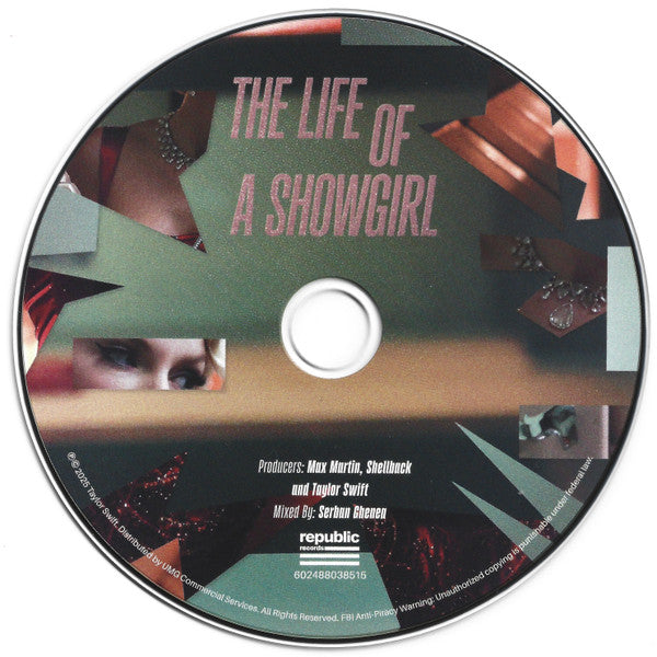 Taylor Swift : The Life Of A Showgirl (CD, Album, Ltd, Dre)