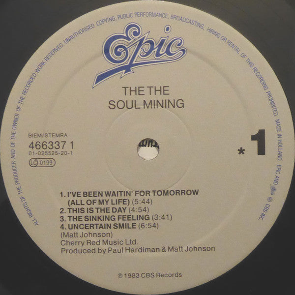 The The : Soul Mining (LP, Album, RE)