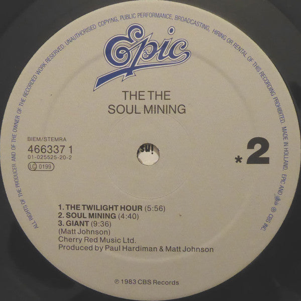 The The : Soul Mining (LP, Album, RE)