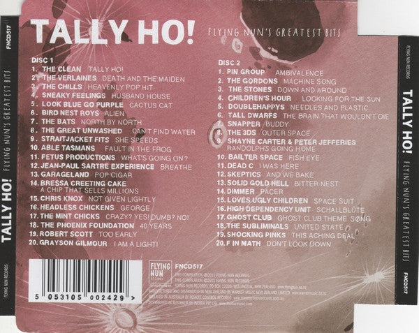 Various : Tally Ho! (Flying Nun's Greatest Bits) (2xCD, Comp)