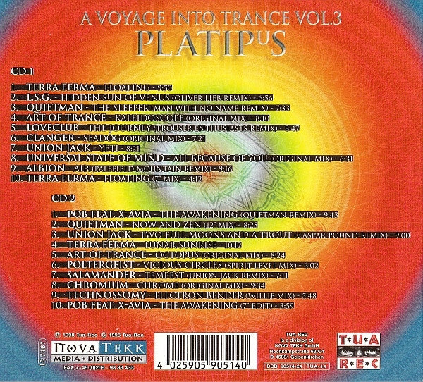 Various : A Voyage Into Trance Vol.3 - Platipus (2xCD, Comp)