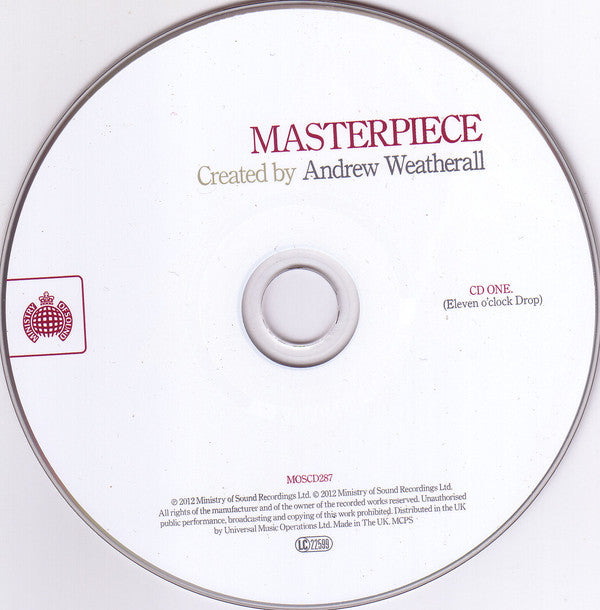 Andrew Weatherall : Masterpiece: Created By Andrew Weatherall (3xCD, Mixed)