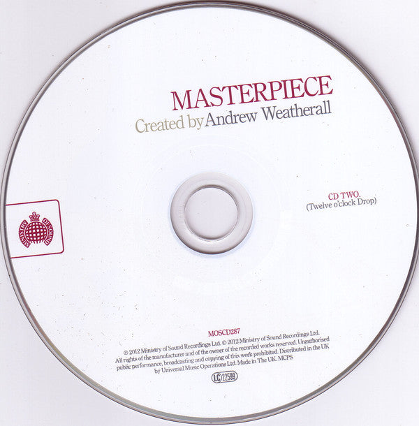 Andrew Weatherall : Masterpiece: Created By Andrew Weatherall (3xCD, Mixed)