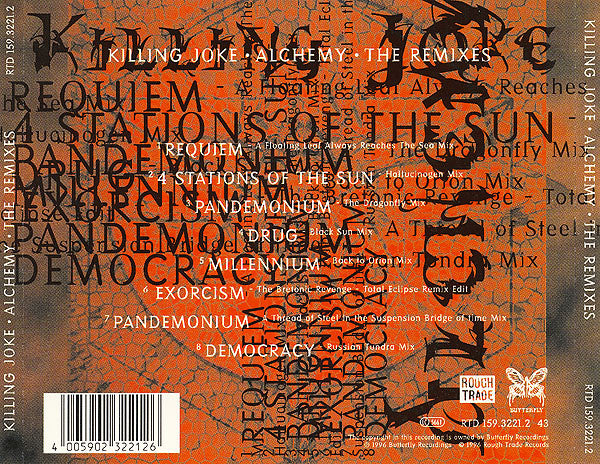 Killing Joke : Alchemy - The Remixes (CD, Comp)