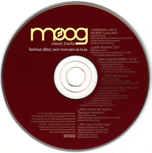 Various : Moog (Original Film Soundtrack) (2xCD, Comp)