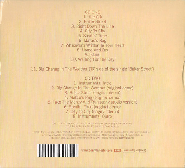 Gerry Rafferty : City To City (2xCD, Album, RE, RM, Col)