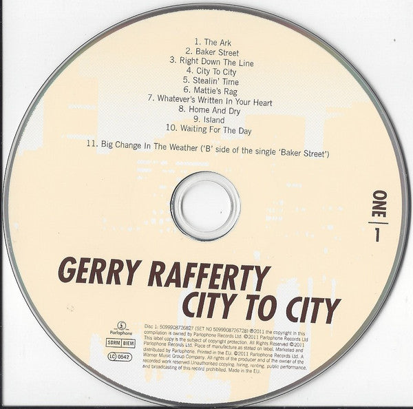 Gerry Rafferty : City To City (2xCD, Album, RE, RM, Col)
